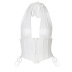 solid color halter neck open back wrapped crop vest  NSTNV129519