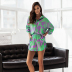 solid color/print long sleeve loose high waist shirt and shorts set NSPPF129561