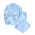 pijama de dos piezas con top y pantalón de seda sintética NSMSY124443