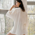 loose half sleeve nightgown shorts pajamas set NSMSY124457
