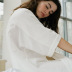 loose half sleeve nightgown shorts pajamas set NSMSY124457