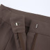pantalones de cintura alta de pierna ancha de color sólido NSSQS124554