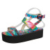 color buckle thick bottom sandals NSYBJ124589