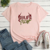 Personalized Letter Print Loose short sleeve T-Shirt NSYAY125661