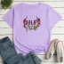 Personalized Letter Print Loose short sleeve T-Shirt NSYAY125661