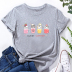 Mug Cat Print Loose short sleeve T-Shirt NSYAY125659