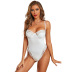 solid color embroidery lace slim-fit suspender one-piece underwear NSQMY124970