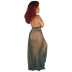 Falda holgada de cintura alta con pliegues en perspectiva NSMYF125025