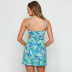 printing hollow backless slim slip dress NSBLS125057