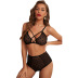 see-through solid color lace mesh underwear set NSQMY125148