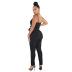 solid color slim backless slip jumpsuit NSMRF125187