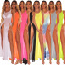 solid color sleeveless mesh beach dress multicolor  NSMRF125195