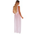 solid color sleeveless mesh beach dress multicolor  NSMRF125195