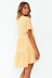 Short Sleeve V-Neck loose floral Dress NSJRM125247