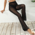 pantalones de playa transparentes de color sólido delgados de cintura alta NSOY125353