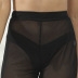high waist slim solid color see-through beach pants NSOY125353