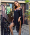 hand hook stitching fringed loose v neck beach outdoor cover-up NSOY125368