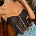 Lace Sling rhinestone Wrap Breast Underwear top NSMDN125472