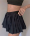 falda plisada de color liso con leggins NSFH125716