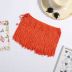 solid color knitted hand crochet long fringed beach skirt NSCYG125873