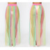 straps stitching see-through slit beach skirt NSCYG125877