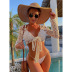 long sleeve hollow beach bikini blouse top NSCYG125885