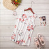 loose sleeveless round neck floral print vest NSSI130486