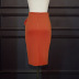 solid color Big Butterfly decor High Waist sheath skirt NSKNE130500
