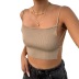 sling backless slim short solid color vest NSFH130622