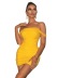 one-word shoulder backless tight solid color dress NSDWT130643