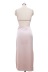 vestido de seda de color sólido delgado sin espalda cruzado en el pecho NSDWT130658