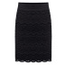 High waist slim solid color lace skirt NSKNE130705