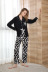 long sleeve lapel loose striped top trousers Loungewear-Can be worn outside NSWFC130733