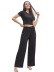 pantalones de manga corta con cuello redondo y pernera ancha de color liso Ropa de descanso: se puede usar afuera NSWFC130738