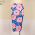 print long high waist slim skirt NSKNE130789