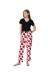 short-sleeved loose high waist flower print tops trousers Loungewear-Can be worn outside NSWFC130814