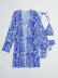 print long sleeve hanging neck wrap chest bikini cover-up three-piece set NSZO130847