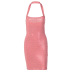 halter neck slim backless sequins solid color dress NSLKL130885
