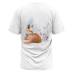 plus size fox Print Crew Neck short sleeve loose T-Shirt NSLBT131238