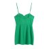 Sling backless wrap chest slim solid color Dress NSAM131058
