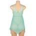 sling backless wrap chest solid color lace nightwear set NSOYM131068