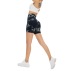high waist hip-lifting high-elastic tight tie-dye yoga shorts NSXER131269