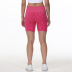 hip-lifting high-elastic high waist tight leopard print yoga shorts NSXER131273