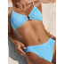 sling wrap chest backless solid color bikini two-piece set NSFPP131461