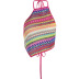 hanging neck backless lace-up slim Jacquard knit vest NSXE131484