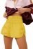 Shorts deportivos holgados de color liso con cintura elástica de color liso-Multicolor NSMID131696
