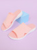 one-word hollow open toe casual flat slippers NSYBJ131735