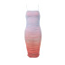 suspender tight backless long gradient color dress NSKKB131768