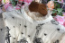 Long Sleeve Embroidery stand collar stitching  Mesh Dress NSYXG131781