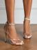 buckle open toe rhinestone Clipped toe high-heeled sandals NSGXL131832